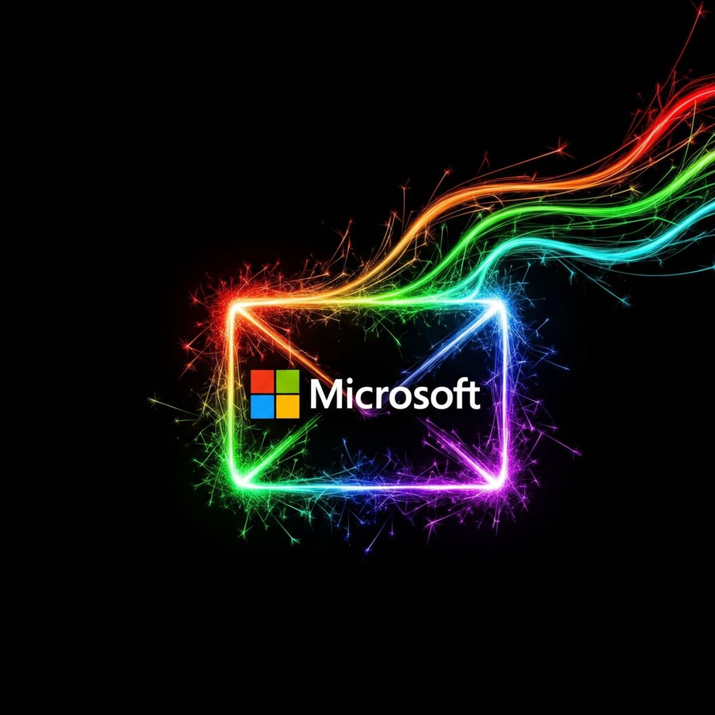 An abstract envelope icon representing TPHN Digital Solutions' business email plans with Microsoft 365.
