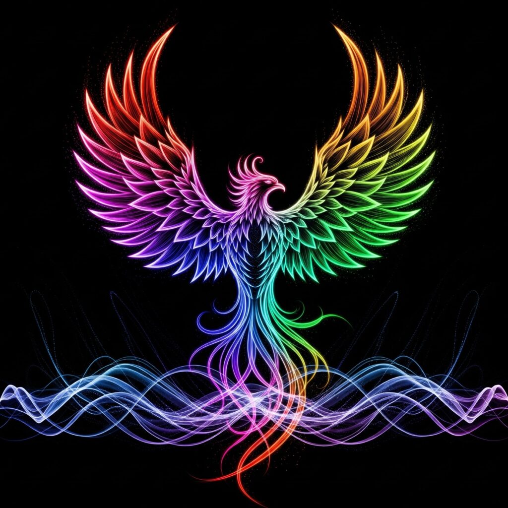 A vibrant phoenix for the Phoenix plan, the top-tier of our small business website plans.